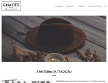 Tablet Screenshot of casatito.com.br